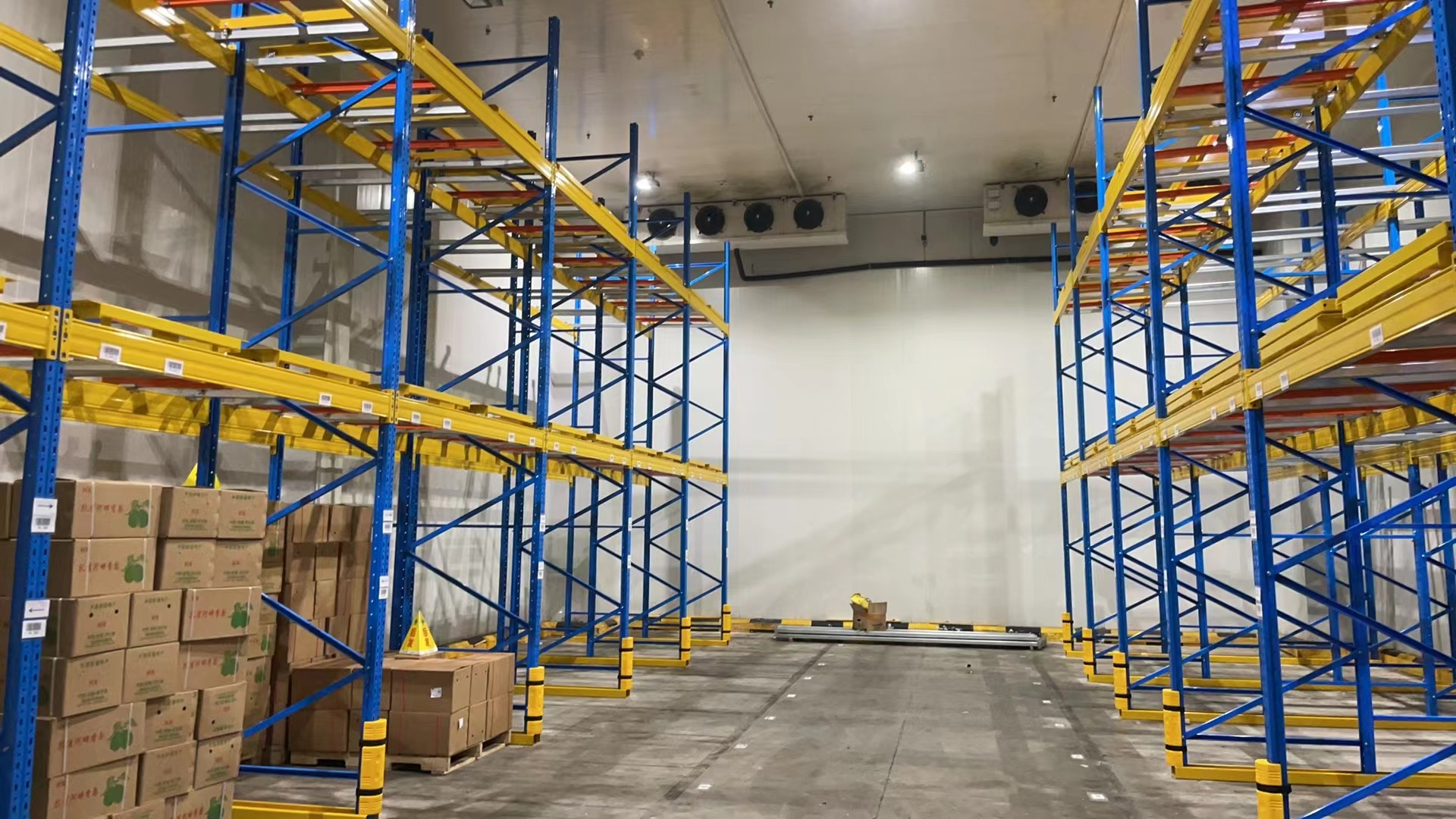 国内某知名水果公司金华仓库压入式货架